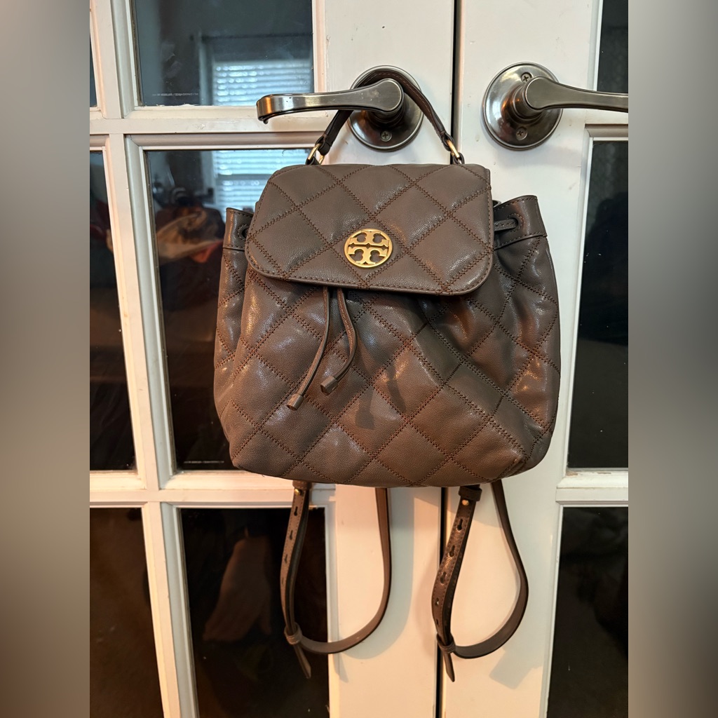 Tory Burch Willa Backpack Volcanic Stone